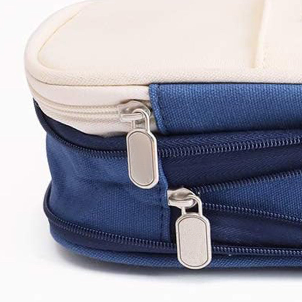 Large Capacity Expandable Zipper Pencil Case