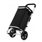 Folding Shopping Cart with Waterproof Oxford Bag Portable Utility Trolley