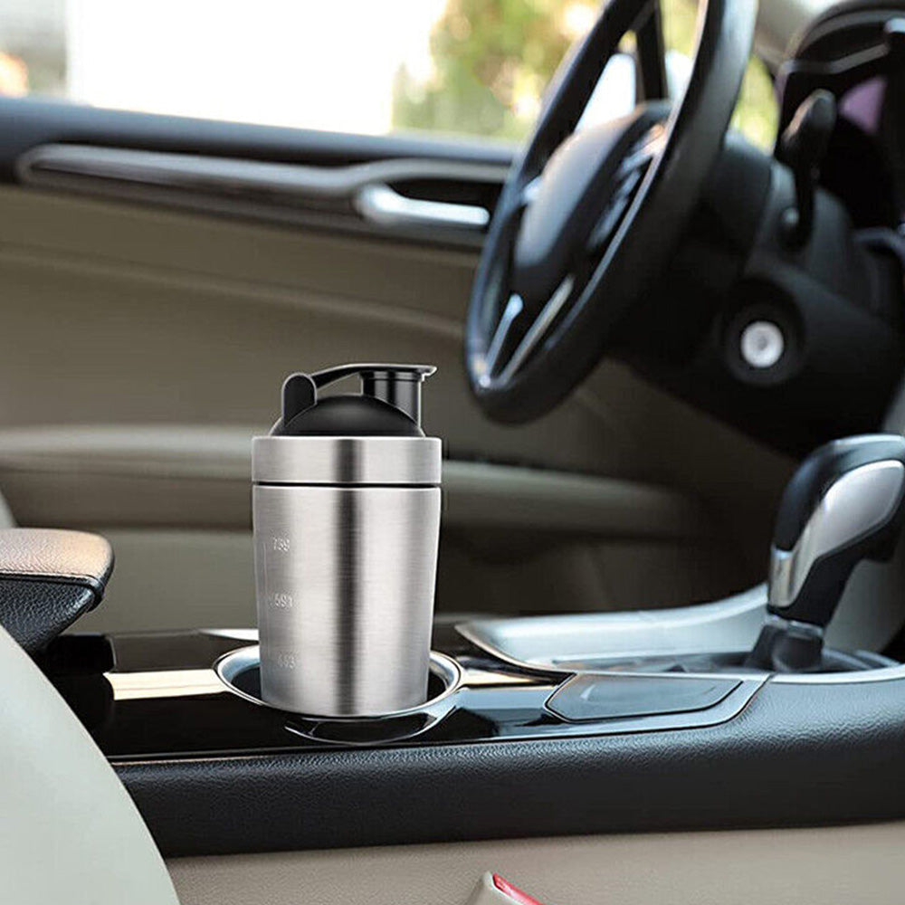750ml 304 Stainless Steel Protein Shaker Bottle with Mixing Ball