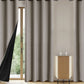 100 Percent Blackout Curtain Panel with Black Liner Heat & Light Blocking Drapes