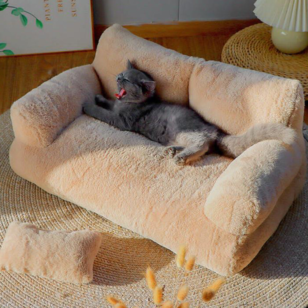Pet Plush Couch Bed