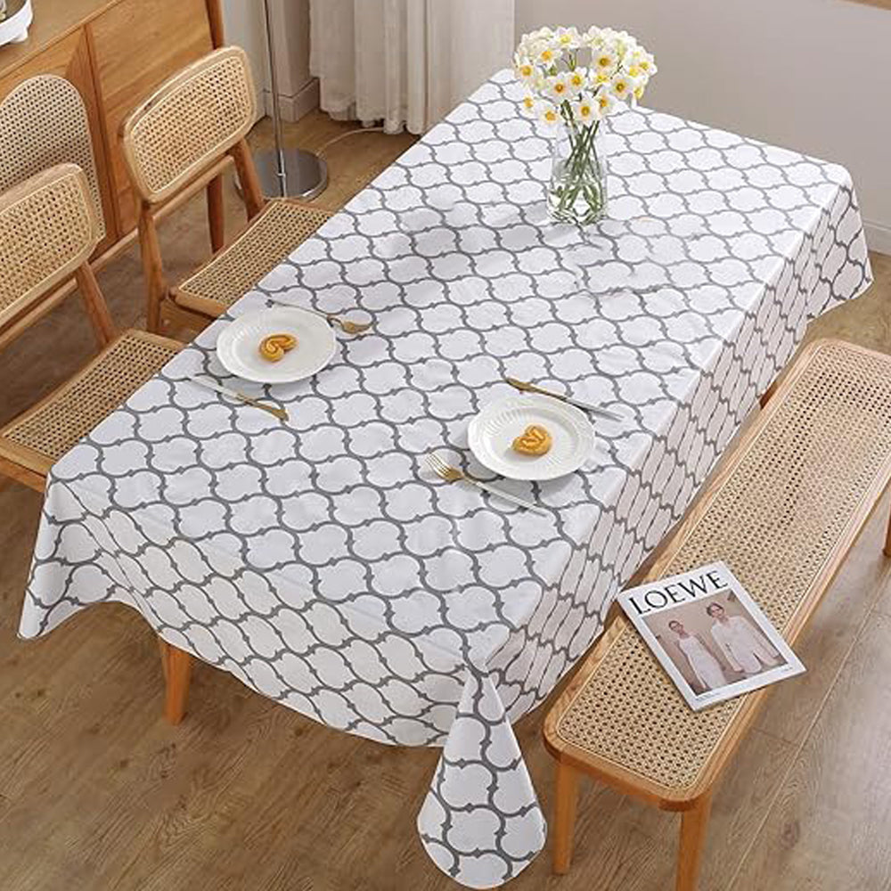 Moroccan Pattern Tablecloth Rectangle Dining Table Cover Christmas Party Decor