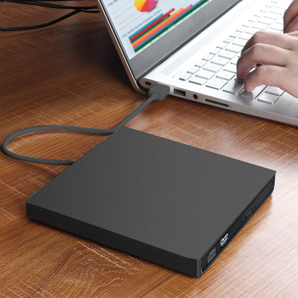 USB 2.0 Slim Portable External CD-RW Drive Writer Player