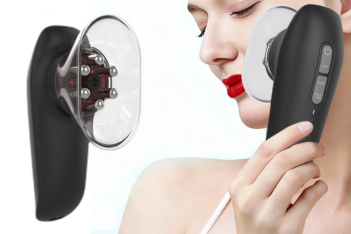 3-in-1 Electric Cupping Massager with EMS Red Light Vacuum Suction