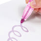 8 Color Multicolored Double Line Outline Marker Pen Set Painting Art