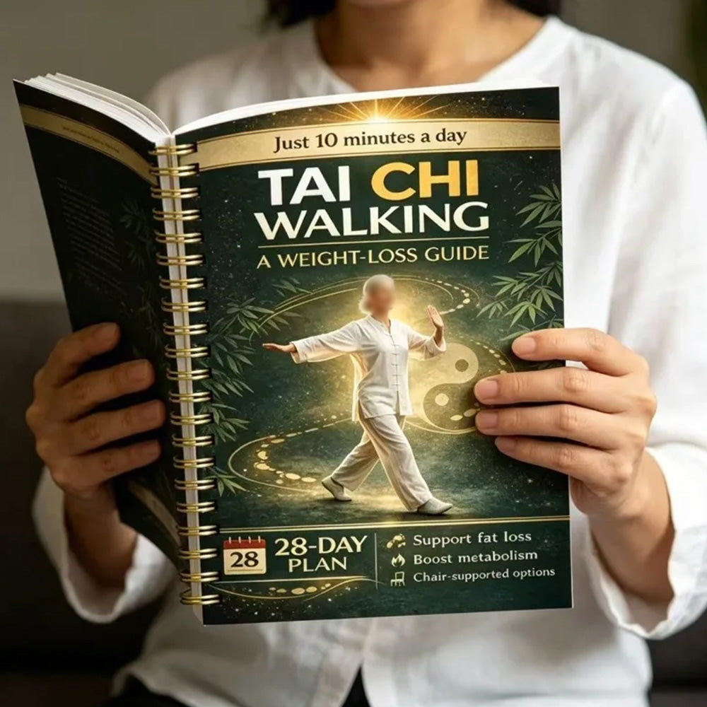 28-Day Tai Chi Spiral Planner Practice Log for Seniors and Beginners