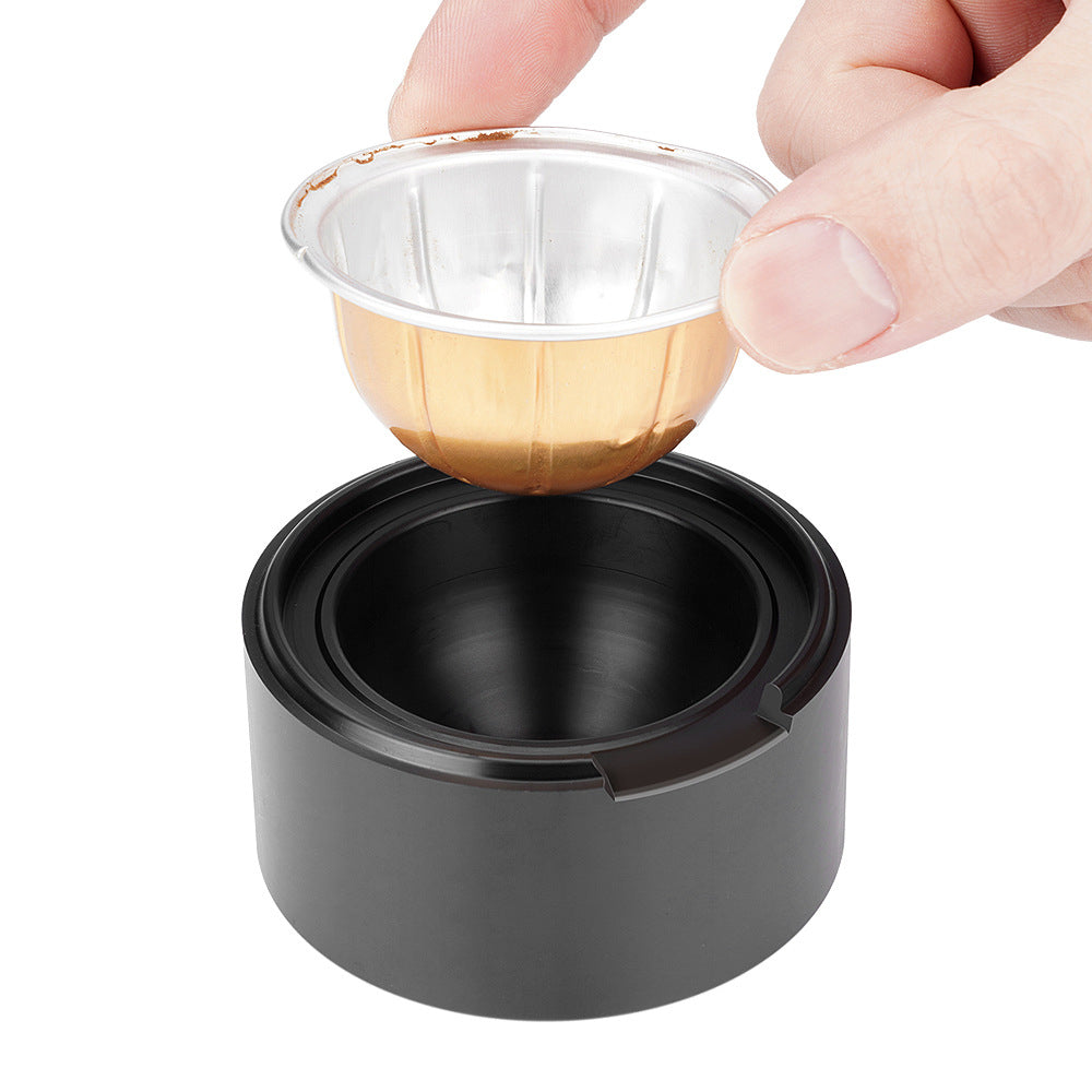 Reusable Vertuo Capsule Refill Kit for with 50 Pcs Foil Lids
