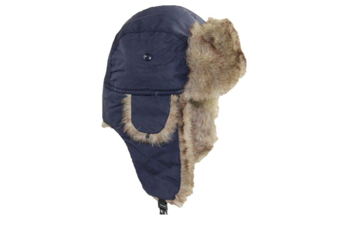 Winter Trapper Hat Warm Faux Fur Trooper Russian Bomber Eskimo Pilot