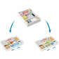 Expandable Desktop Drawer Organizer Basket with Adjustable Dividers for Home Office