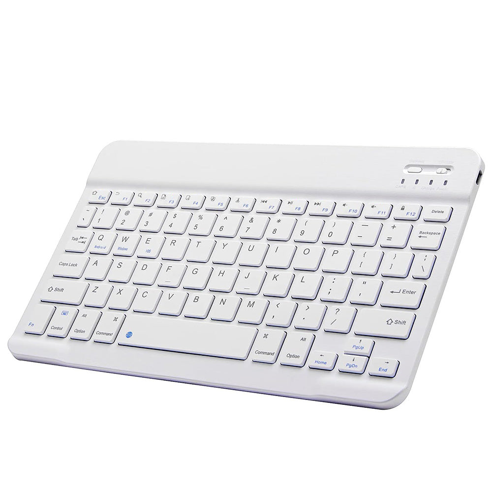 Ultra-Slim Bluetooth Keyboard Portable Mini Wireless Rechargeable Keyboard For IOS Windows