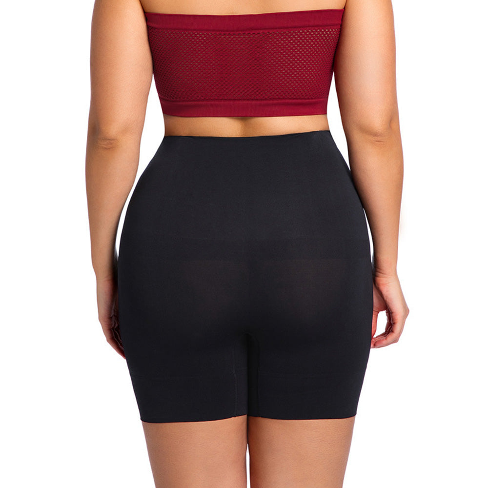 Seamless Shapewear Tummy Control Short High Waist Shapewear Short for Women-Black