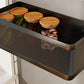 No-Drill Wall-Mounted Metal Storage Rack for Kitchen & Bathroom Garlic Ginger Green Onion Organizer