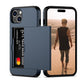 Shockproof Phone Cover Case With Card Holder For iPhone 16 Plus