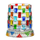 270ml Rotating Whiskey Glass Hand Painted Whiskey Tumbler for Home Bar