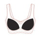 4 Pairs Triangle Replacement Foam Bra Pad Inserts for Sports Bras-Black