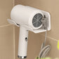 2PCS Wall Mounted Hair Dryer Holder with Cord Organizer Adhesive Blow Dryer Storage Rack
