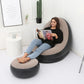 Inflatable Lounge Chair and Footrest Set