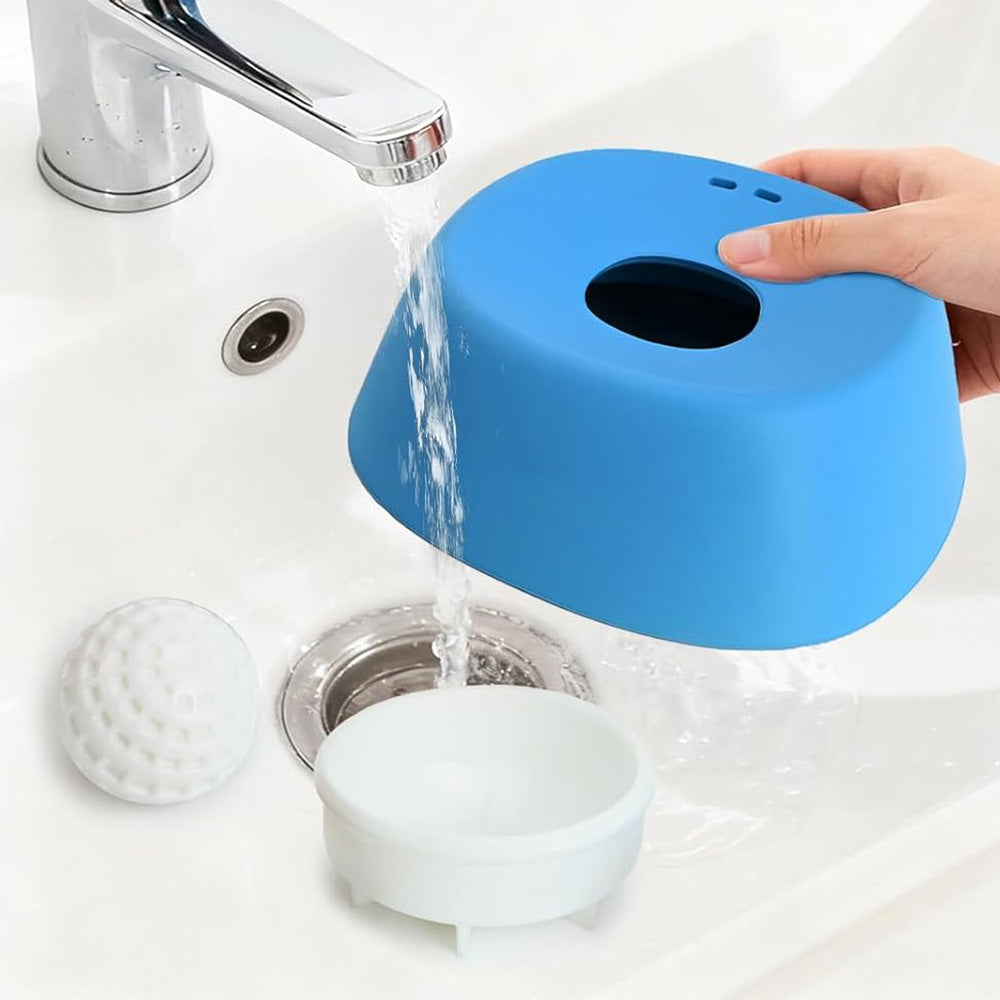 Slow Feeder Dog Bowls With Rolling Ball Anti-Choking For Liquid Treat