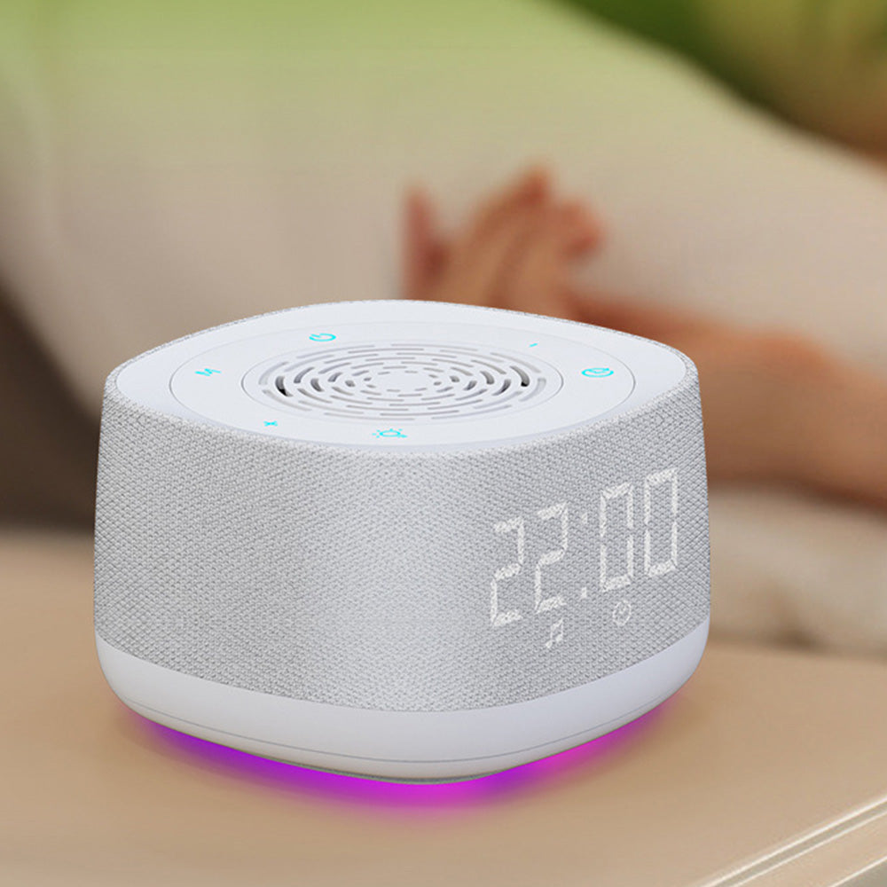 White Noise Sound Machine With Alarm Clock And Breathing Light