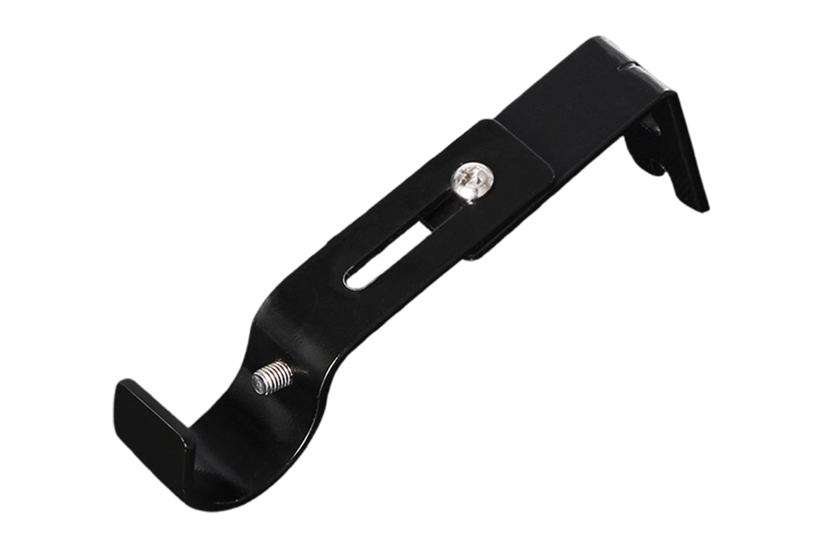 2PCS Curtain Rod Brackets Adjustable Wall Mounts Hang Curtain Rod Holders