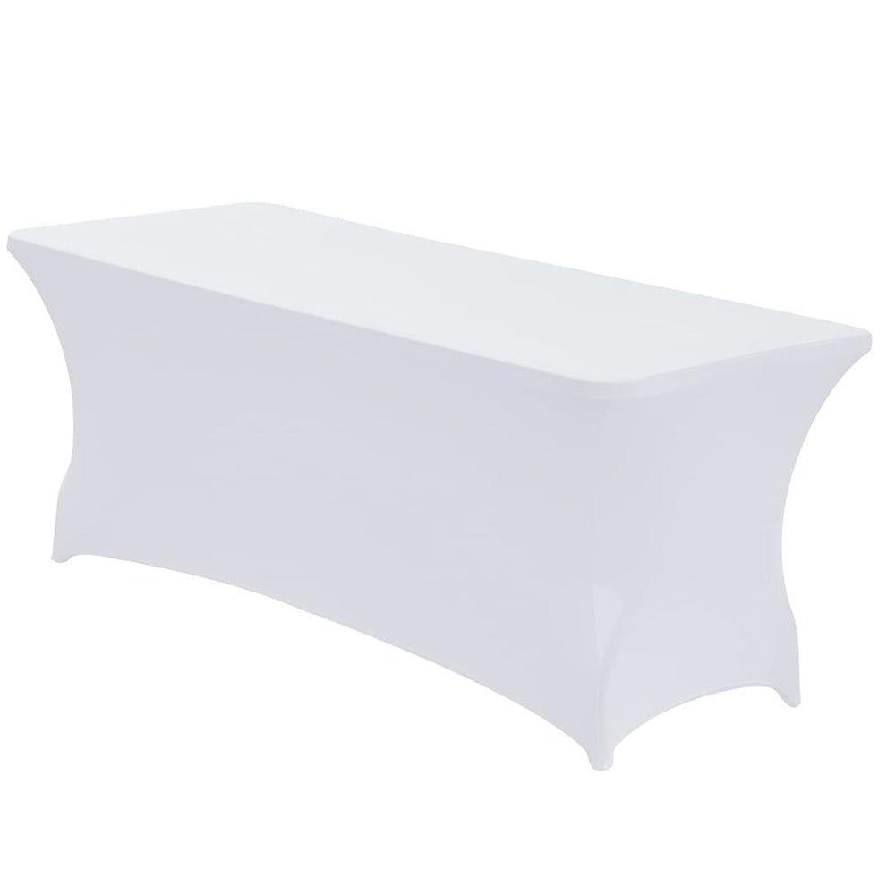 Spandex Fitted Tablecloth Rectangular Stretch Table Cover for Wedding Party