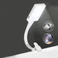 LED Book Reading Light Lamp USB Rechargeable Flexible Clip On Bed Desk Table