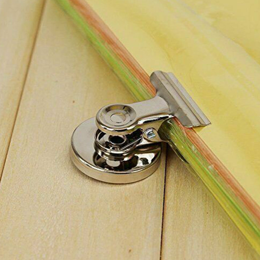 12 Pack Metal Fridge Clips for Photo Plan Refrigerator Clips for Home School Office