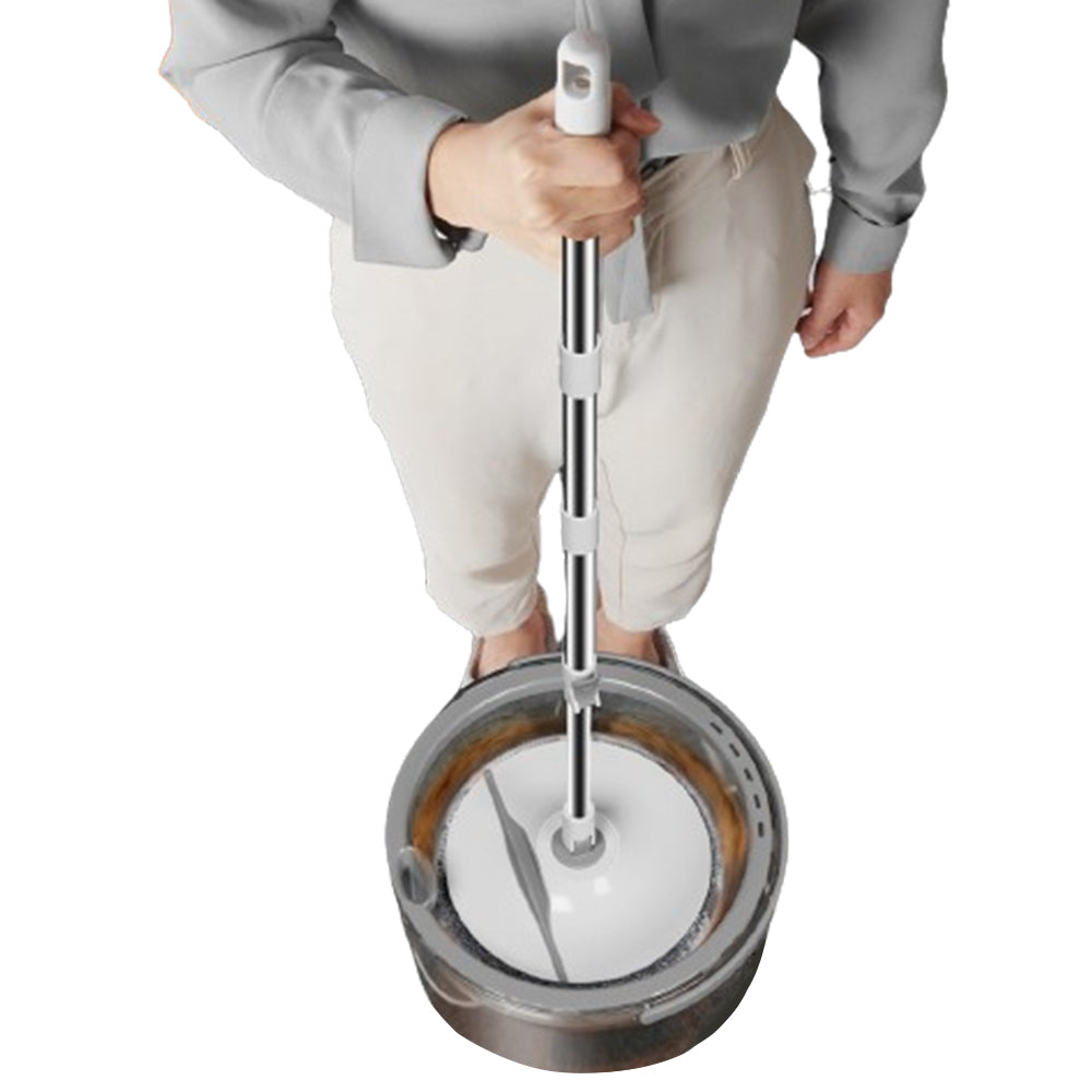 360 Degree Rotatable Mop Bucket Kit with 4 Mop Towels