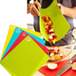4-Pack Color Coded Cutting Boards Food Grade PP Plastic Chopping Mats (38x30.5cm)