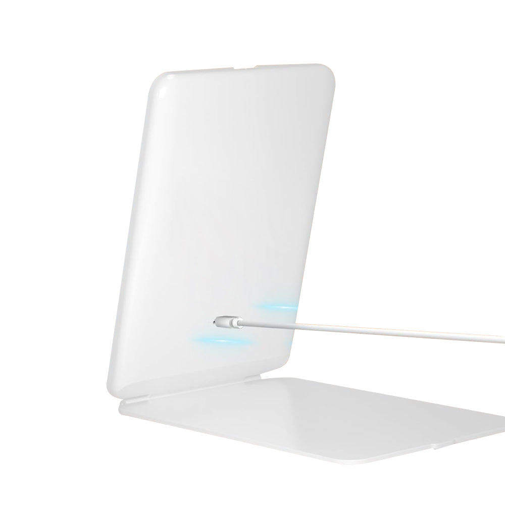 2Pcs Rechargeable Makeup Mirror Portable Vanity Mirror with 3 Light Colors