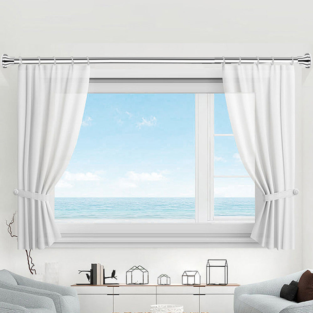 Adjustable Tension Curtain Rod Telescopic Shower Pole for Bathroom