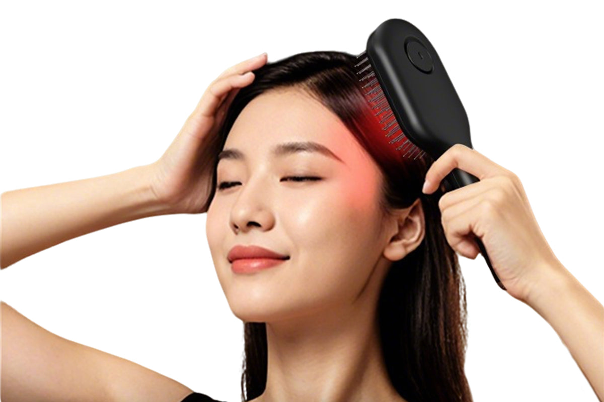 Electric Scalp Massage Comb Spray Vibrating Hair Brush Hair Care Massager