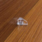 100-Pack Clear Cabinet Shelf Supports Heavy Duty Acrylic Shelf Pins for Glass/Wood Boards