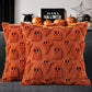 Cute Halloween Ghost Pillow Cover with Zipper for Living Room Bedroom Office