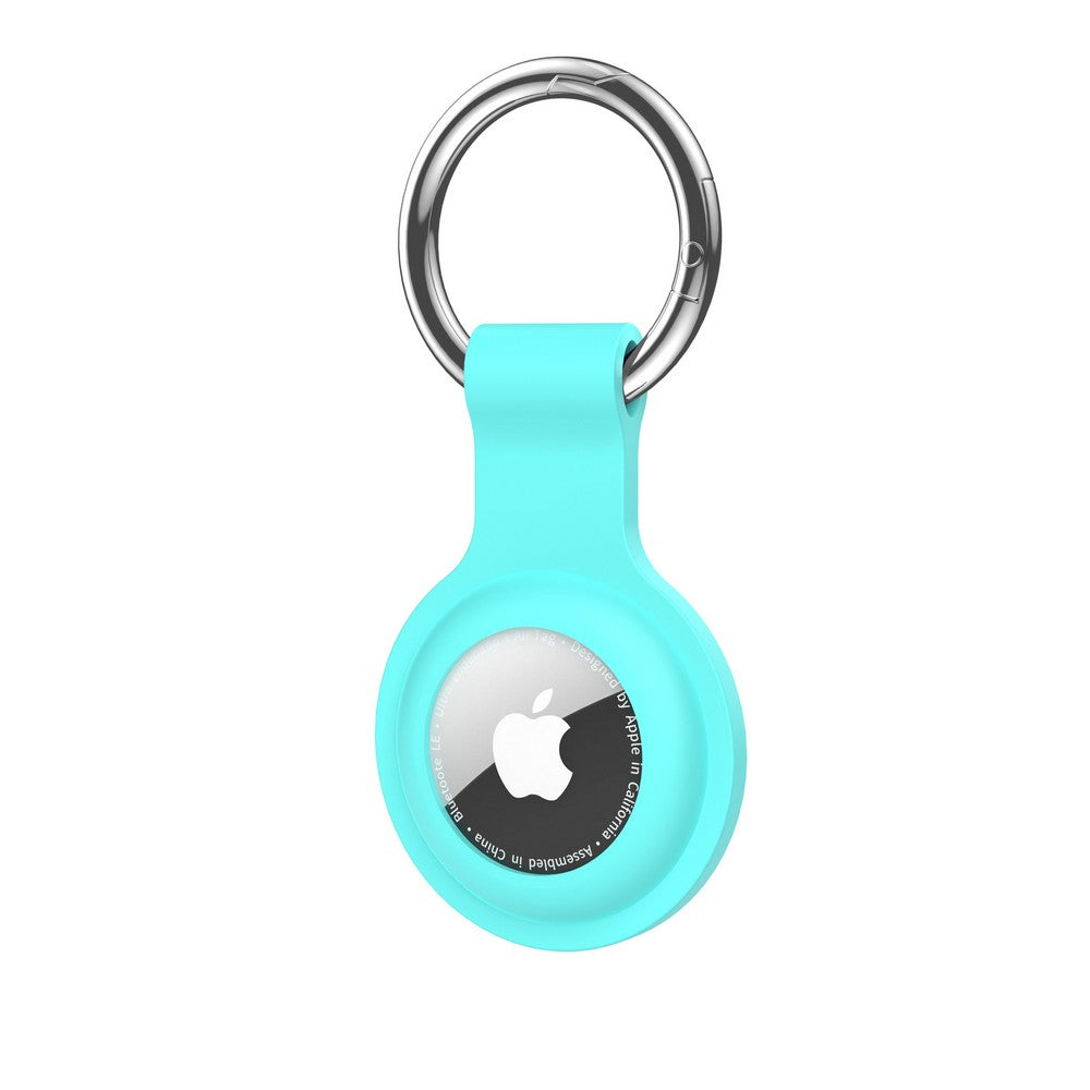 For AirTag Holder AirTag Case with Keychain Silicone Air Tag Cover 4PCS