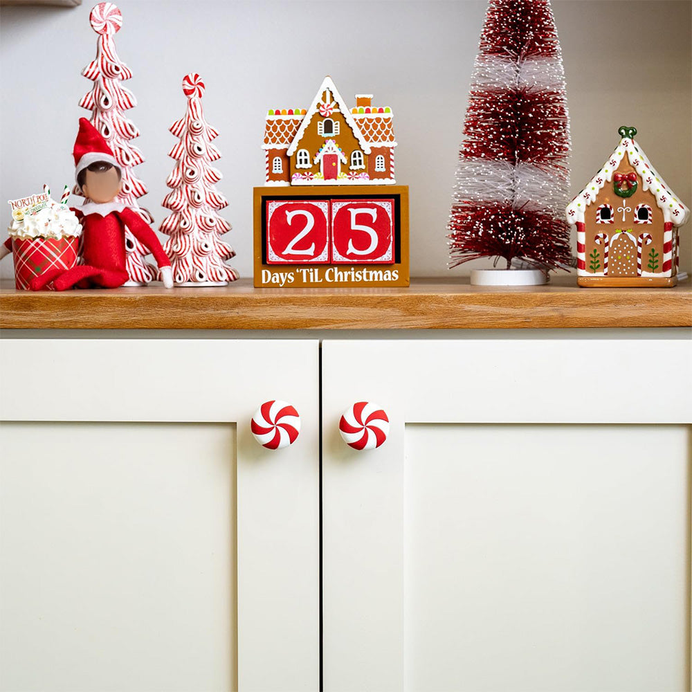 10 Pack Silicone Christmas Candy Cabinet Knob Decoration Covers