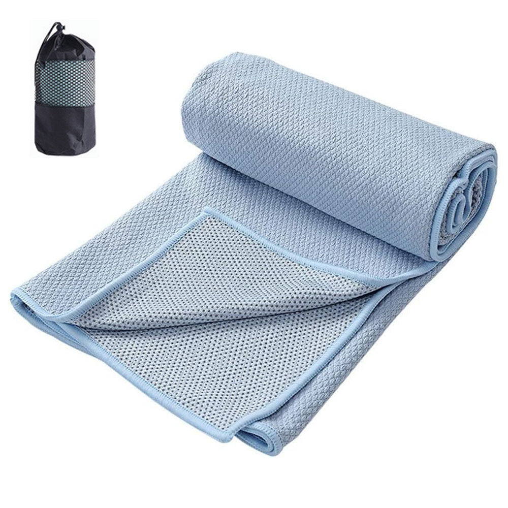 Hot Yoga Towel Microfiber Sweat Anti-Slip Yoga Mat Towels for Bikram Pilates