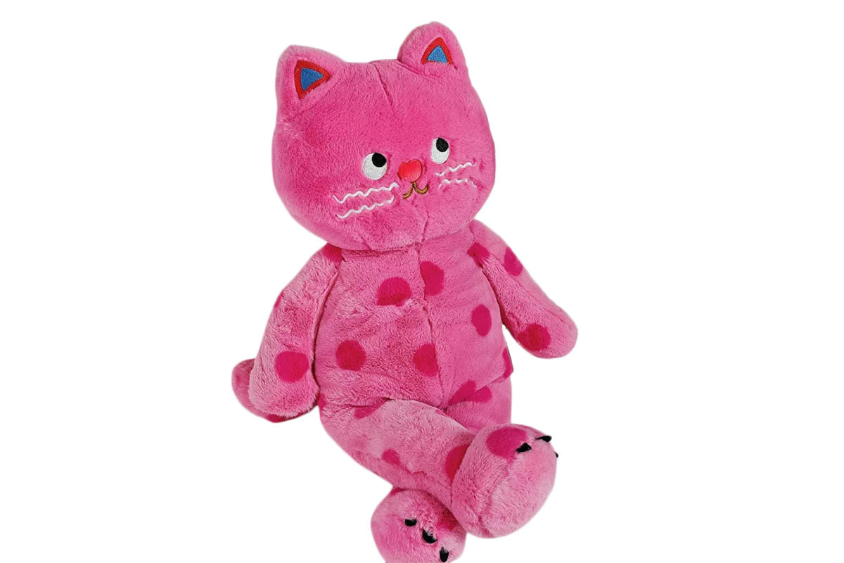 Cuddle Spotted Cat Plush Stuffed Toy Couple Cat Doll Couple Gift Polka Dot Cat Doll