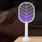 2 In 1 Electric USB Rechargeable Fly Swatter Mosquito Killer Racket