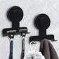 Stainless Steel Suction Cup Razor Holder Wall Mounted Bathroom Shaver Hook