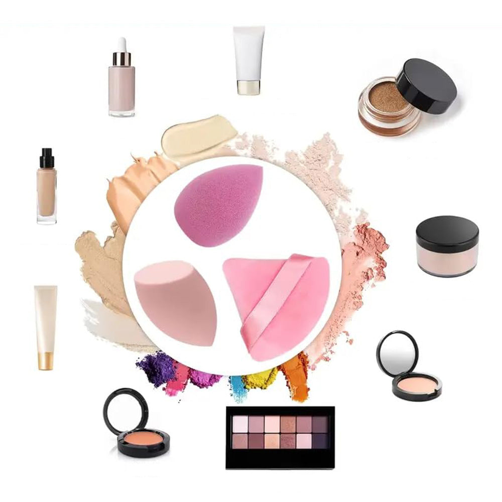 Makeup Sponge Set with Storage Case