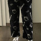 Women's Hello Kitty Inspired Flannel Cartoon Print Pajama Pants