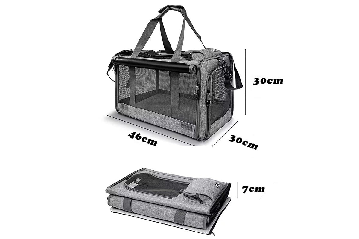 Pet Carrier for Large Cats Washable Dog Carrier Privacy Protection for Travel