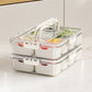 Divided Serving Tray with Lid and Handle Snack Box Container