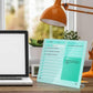 Thick Acrylic Dry Erase Board for Desk Planner with Stand