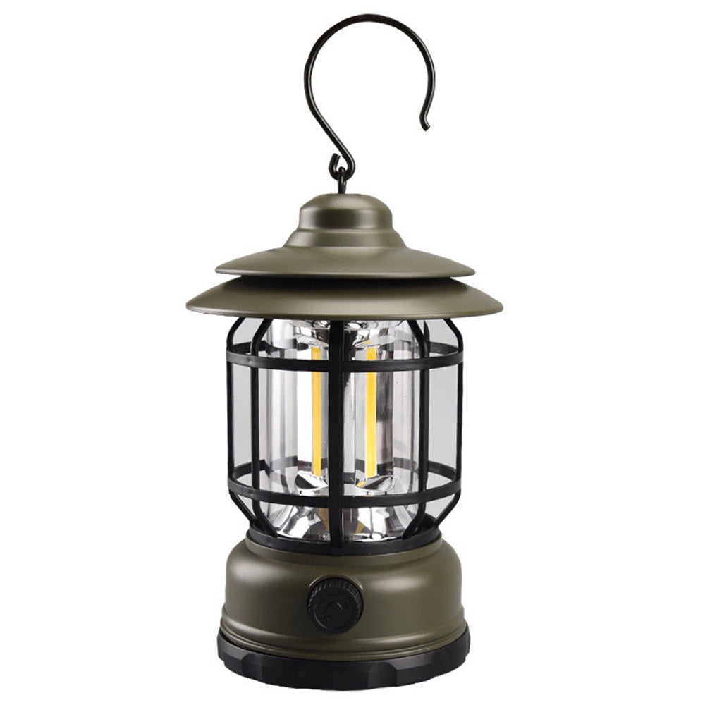 Rechargeable Retro Tent Camping Night Lamp