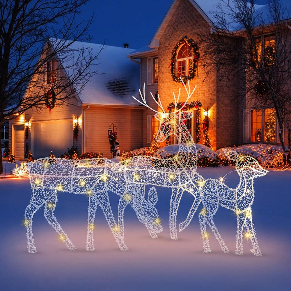 3D Reindeer Christmas Decoration for Home Garden Yard