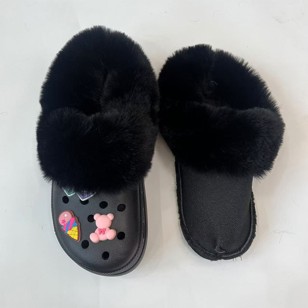 Fleeced Liner Inserts for Crocs Warm Fuzzy Replacement Insoles for Winter
