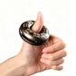 Vintage Brass Meditation Hand Bell Rotating Stress Relief Fidget Spinner Ring Hand Toy for Aldults