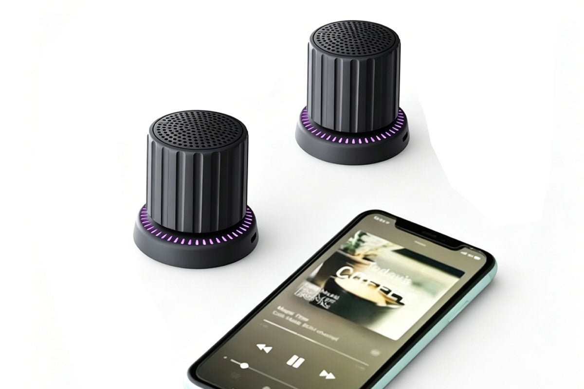 Magnetic Knob Speaker Bluetooth TWS with RGB Light